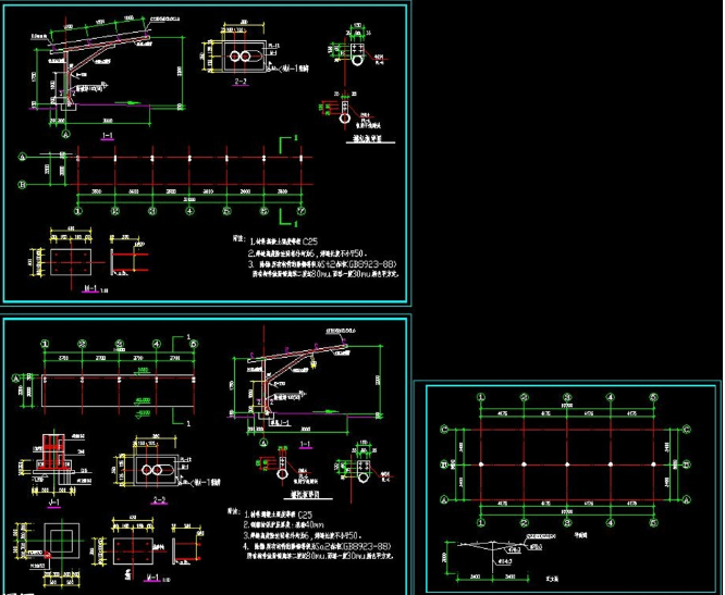 衡阳钢构汽车棚设计