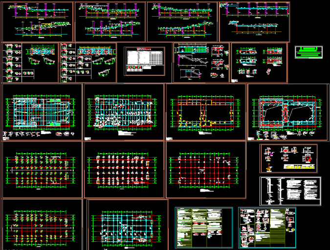 衡阳钢结构报告厅图纸