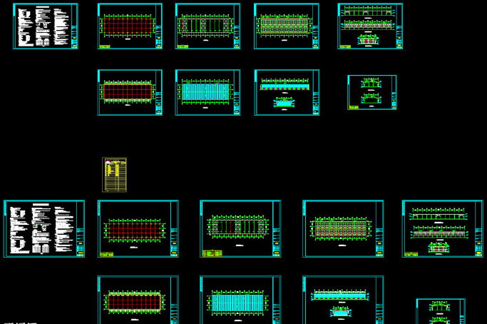 衡阳钢结构厂房图纸