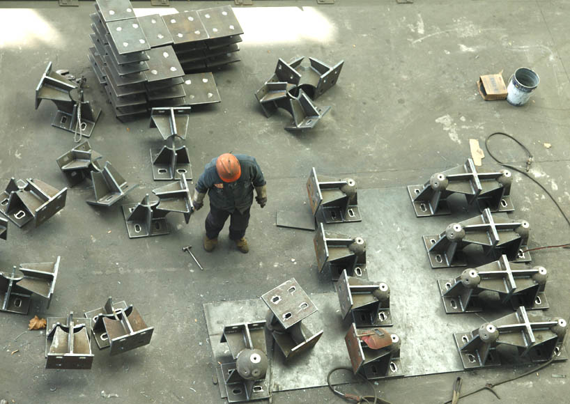 衡阳煤棚网架双向支座