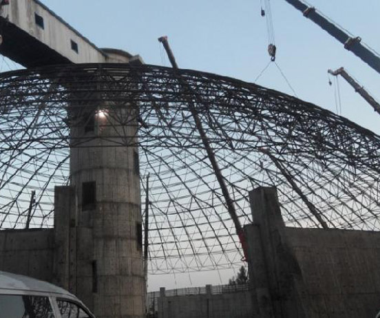 衡阳网架分条或分块安装法